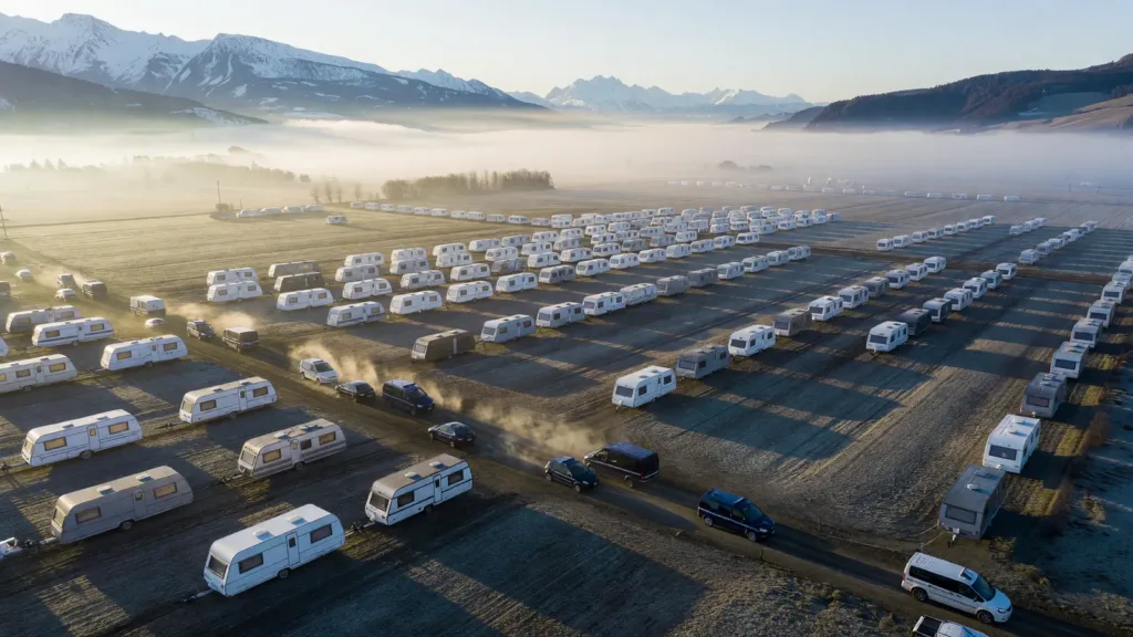 La Bâtie-Neuve : évacuation dans le calme du terrain occupé illégalement