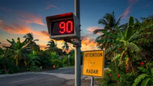 La Réunion : flashés à 137 et 152 km/h, 195 infractions en un week-end