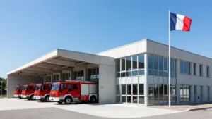 La Roche-sur-Yon : hommage aux pompiers au CTA-CODIS