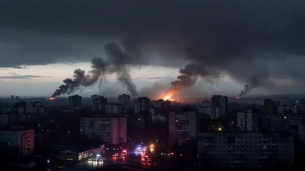 La Russie frappe Kyiv : 2 morts et 6 blessés dans une attaque nocturne