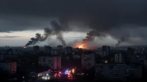 La Russie frappe Kyiv : 2 morts et 6 blessés dans une attaque nocturne