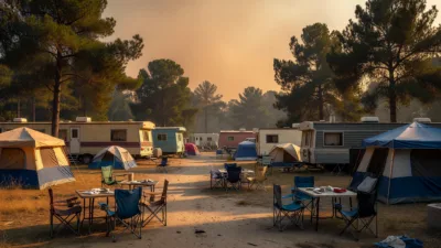 Lacanau : 4 000 touristes évacués face à la menace du mégafeu girondin