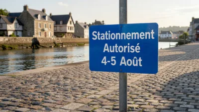 Lannion : le parking du quai d'Aiguillon rouvert deux jours début août