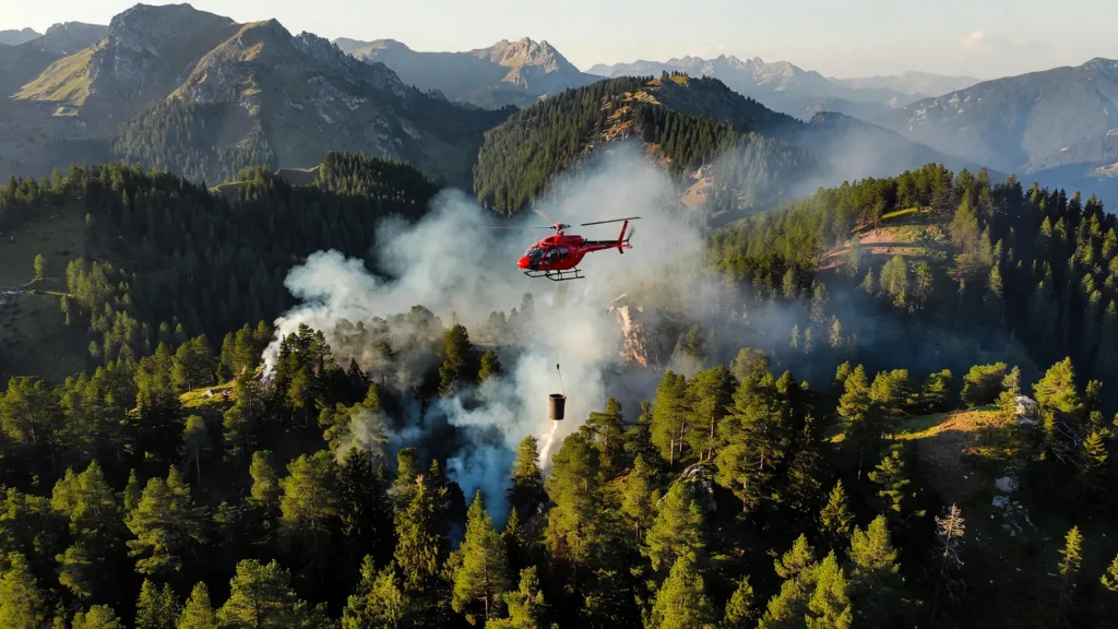 L'Argentière-la-Bessée : 130 hectares brûlés, 90 pompiers mobilisés