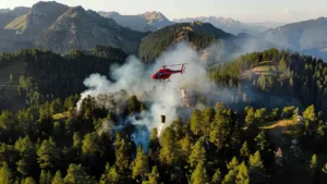 L&rsquo;Argentière-la-Bessée : 130 hectares brûlés, 90 pompiers mobilisés
