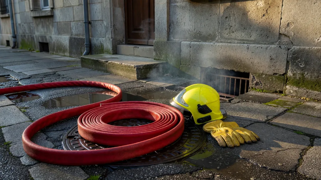 Laval : un feu de matelas maîtrisé rapidement dans une cave