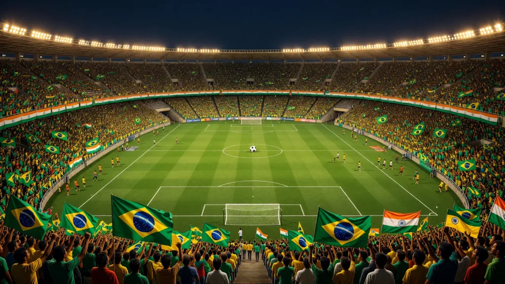 Le Brésil disputera un amical historique en Inde le 3 octobre