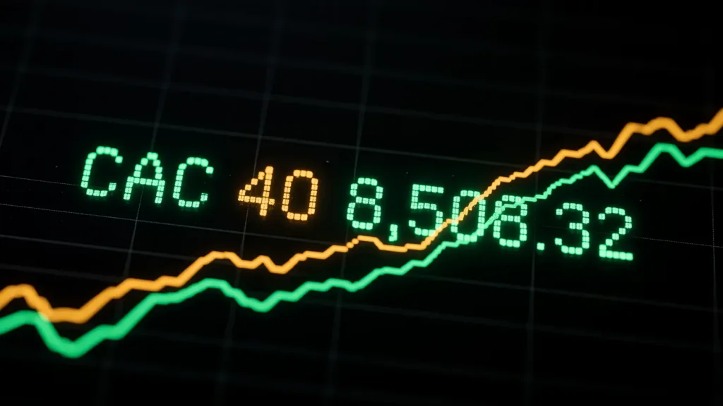 Le CAC 40 repasse les 8 500 points, porté par l'emploi américain et Thales