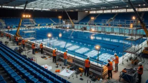 Le Centre Aquatique Olympique ferme au public pour accueillir les Championnats d'Europe