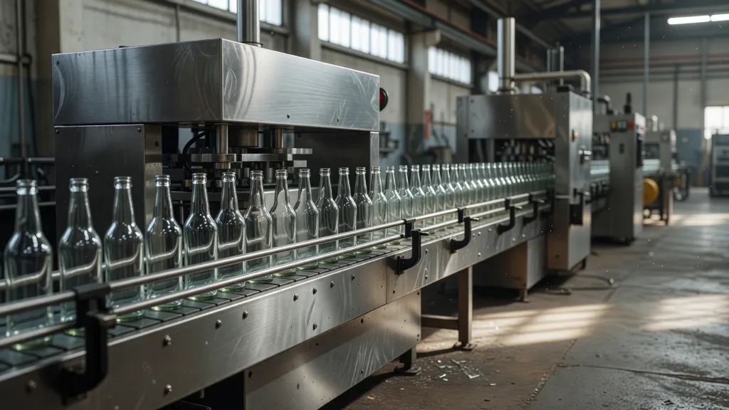 Le Cheylard : le préfet Trévisani visite Perrier Bottling Machines