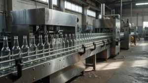 Le Cheylard : le préfet Trévisani visite Perrier Bottling Machines