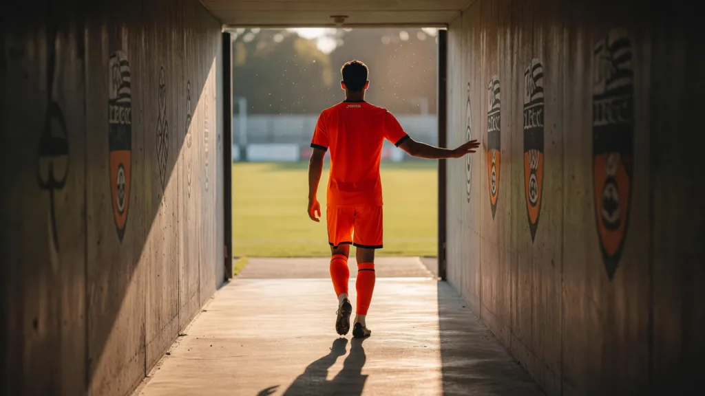 Le FC Lorient dévoile son maillot orange 2026/27