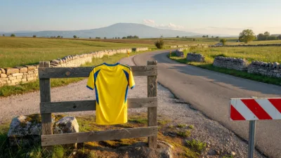 Le FC Sochaux dévoile son maillot 2026/2027 à Chaux lors du Tour de France