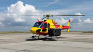 Le Mans : le SDIS 72 présente Morane 72, son hélicoptère bombardier d&rsquo;eau