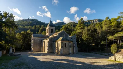 Le préfet de l'Ardèche visite l'abbaye Notre-Dame-des-Neiges