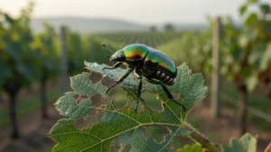 Le scarabée japonais menace les vignobles du nord de l&rsquo;Italie