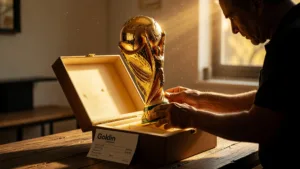 Le trophée de champion du monde 2018 de Benjamin Mendy vendu 54 000 euros