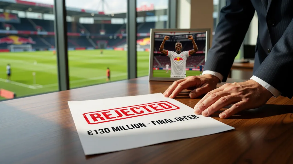Leipzig refuse 120 M€ du Real Madrid pour Yan Diomandé