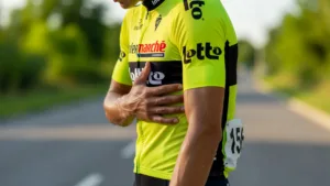 Lennert Van Eetvelt roule avec une côte cassée au Tour