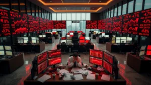 Les Bourses européennes plongent sous les coups de la tech et du Moyen-Orient