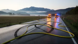 Les Combes : un jeune de 18 ans grièvement blessé dans un accident de voiture
