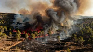 L&rsquo;Espagne déclare l&rsquo;urgence nationale face aux incendies autour de Madrid