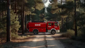 Liffré : incendie de forêt maîtrisé par 21 pompiers en deux heures