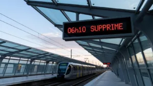 Ligne T12 : le départ de 06h10 à Évry-Courcouronnes annulé ce mercredi matin