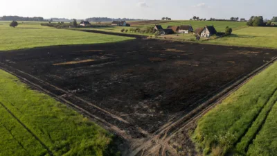Lisieux : 8 hectares partent en fumée à Saint-Germain-de-Livet