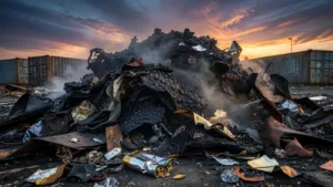 Loir-et-Cher : incendie du centre Cap Recyclage 41, des batteries suspectées