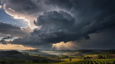 Loire : vigilance orange orages dès 16h, grêle et rafales jusqu'à 100 km/h