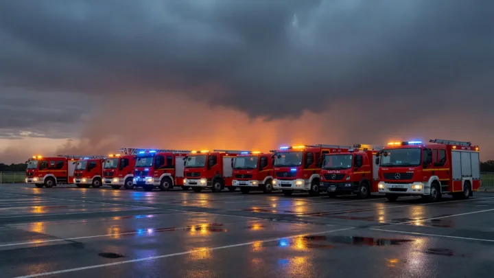 Lot : 32 pompiers en première relève en Gironde depuis Souillac