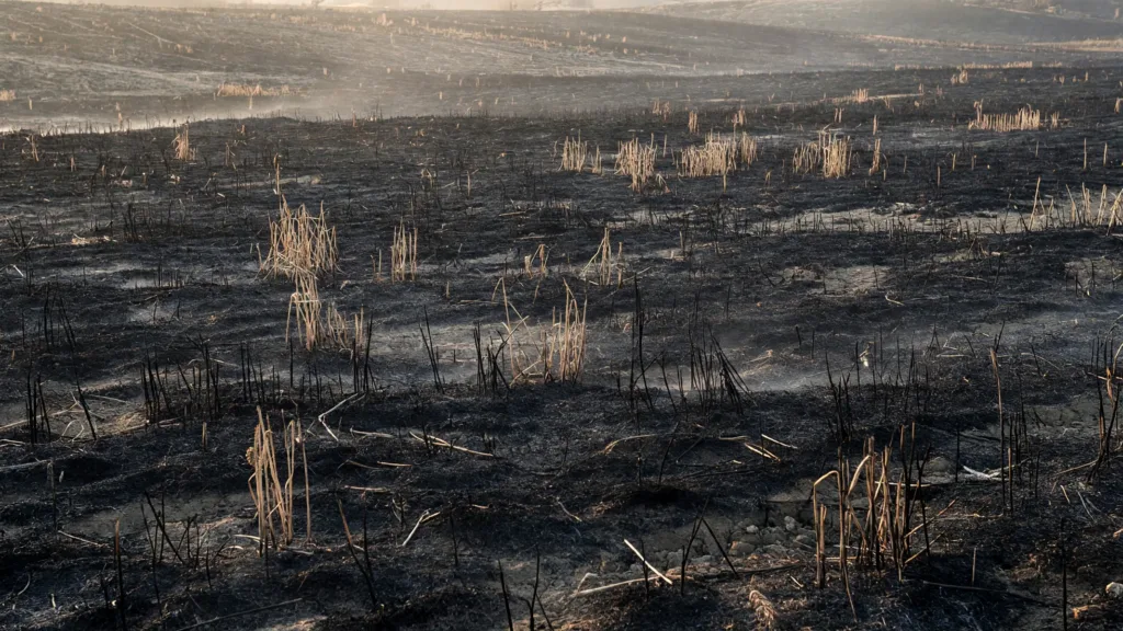 Lot-et-Garonne : deux hectares de chaume détruits par des braises au Lédat