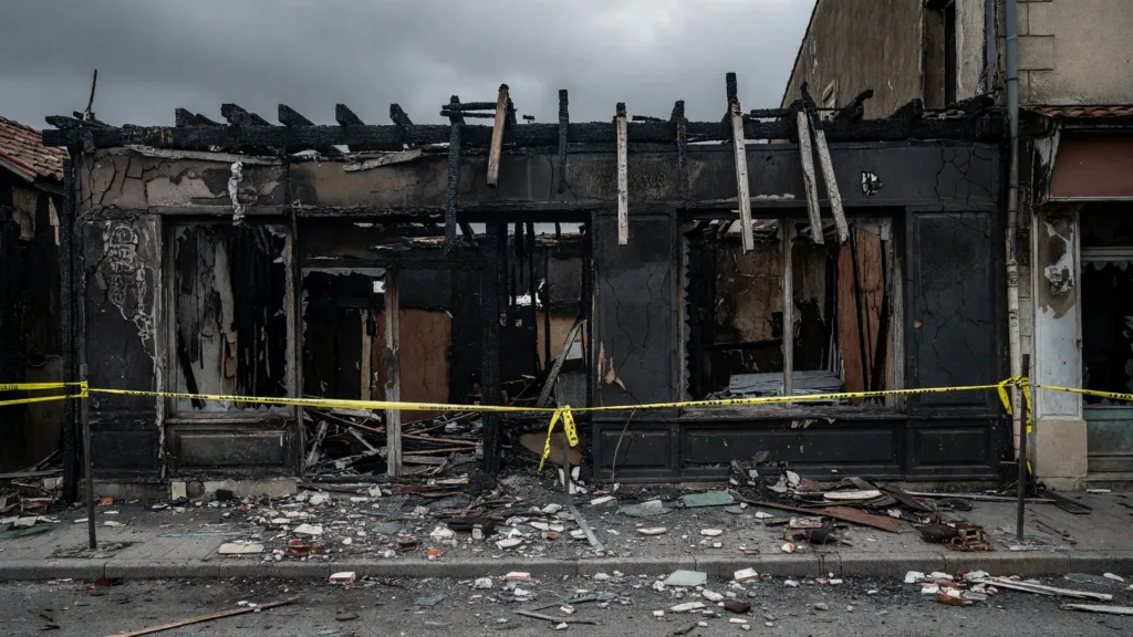 Louhans-Châteaurenaud : un magasin et une maison ravagés par un incendie