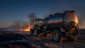 Lozère : les agriculteurs en renfort des pompiers contre l&rsquo;incendie