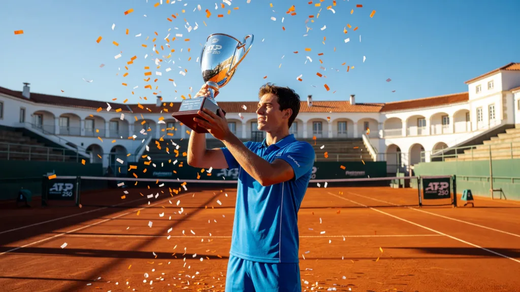 Luca Van Assche remporte son premier titre ATP à Estoril et intègre le Top 50 mondial