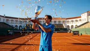 Luca Van Assche remporte son premier titre ATP à Estoril et intègre le Top 50 mondial
