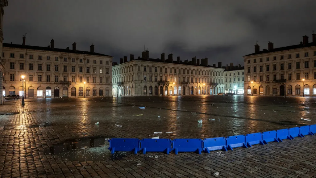 Lyon : quatre interpellations place Bellecour après la défaite des Bleus