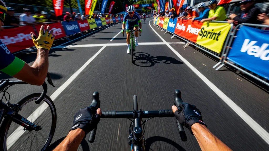 Mads Pedersen conserve son maillot vert malgré un avertissement pour déviation de trajectoire