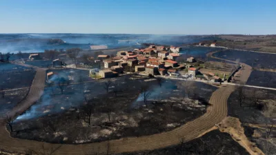 Magnac-Laval : 164 ha ravagés, 80 agriculteurs au secours des pompiers