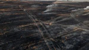 Magnac-Laval : le plus grand incendie de l&rsquo;histoire de la Haute-Vienne fixé