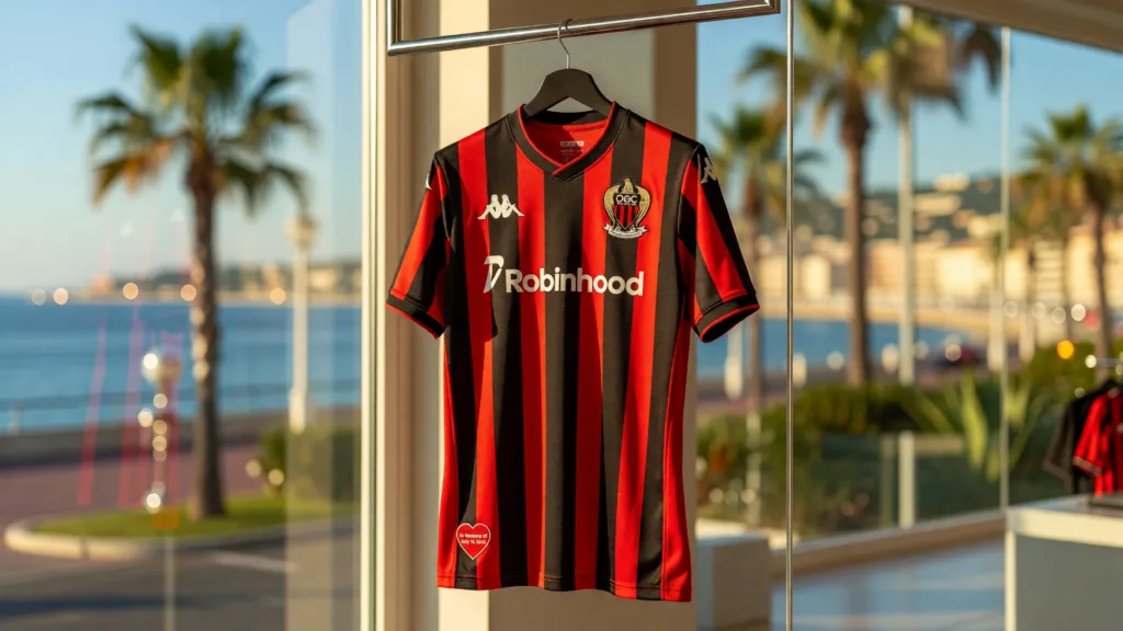 Maillots OGC Nice 2026/27 : Kappa affine les rayures rouge et noir