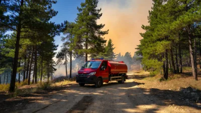 Manche : 30 pompiers du SDIS50 toujours en renfort en Gironde