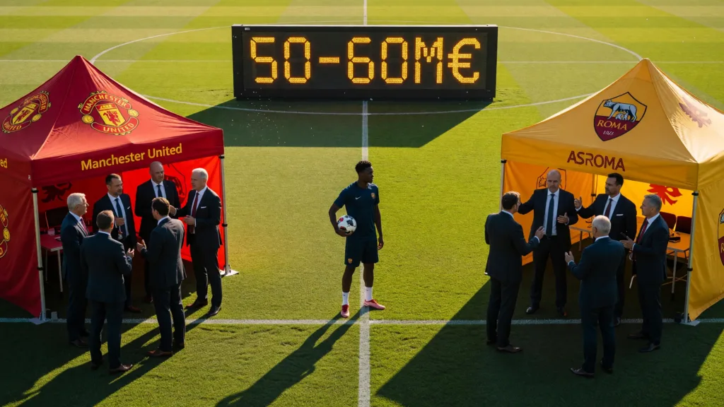 Manu Koné : Manchester United prépare une offre, Roma fixe le prix à 60 M€