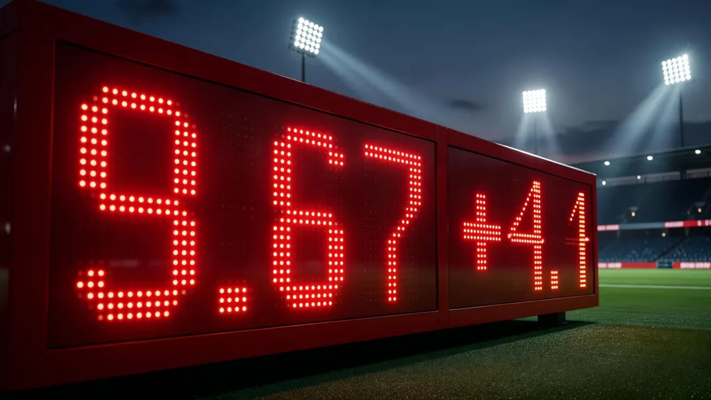 Marcell Jacobs frôle l'histoire avec un 9.67 supersonique à l'Austrian Open