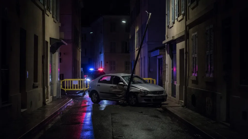 Marseille : refus d'obtempérer en voiture volée, une femme enceinte hospitalisée dans le 14e