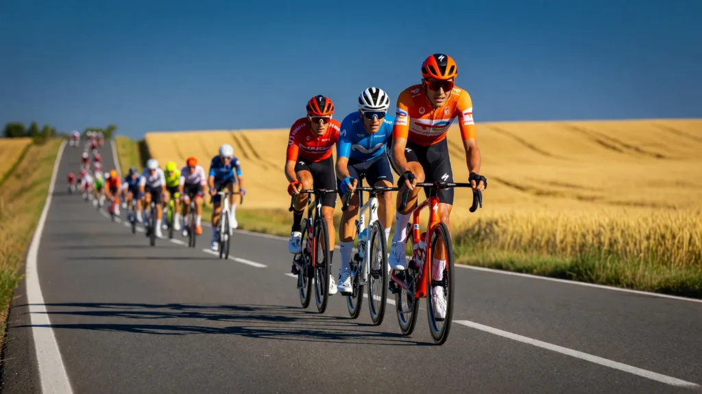 Mathis Le Berre dans l'échappée de l'étape 11 du Tour de France 2026