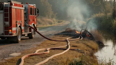 Meaux : des enfants déclenchent un feu de végétation avec des mortiers