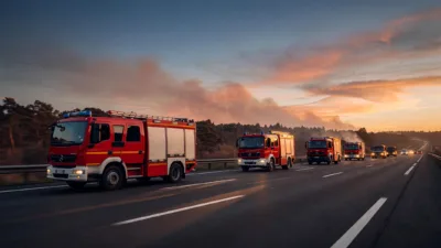 Melun : 22 pompiers du SDIS77 partent en renfort en Gironde