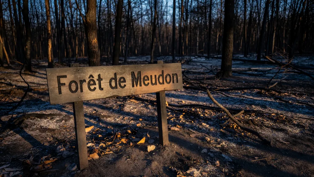 Meudon : incendie maîtrisé dans la forêt, 60 pompiers mobilisés samedi soir